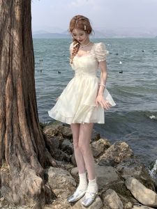 French Style Bubble Sleeve & High Waist Fairy Skirt: Summer Fashion Essentials