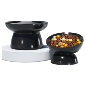 VOA | Anti-Tip Black Slanted Cat Bowl