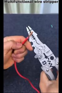 Tang Dekrustasi 27in1 Pemotong Kabel Kawat Alat Tang Pengupas Kabel Listrik Serbaguna