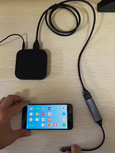 USB C Hub Type-C 3.1 To 4K HDMI-Compatible USB SD/TF Card Reader PD Fast Charge 7 In 1 USB Dock For Macbook PC