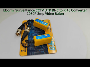 8MP CVI TVI AHD Transceiver for Security Camera System 1 Pair HD Video Balun Transmitter