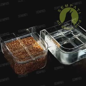 SEMPATI Cepuk Wadah Pakan Minum Burung Fox Ram Elitesong CFRAMES