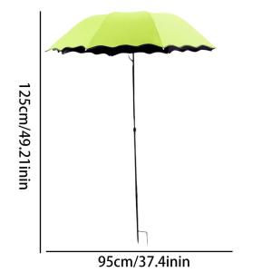 Outdoor plant sunshade 95cm diameter large fishing umbrella suitable for both sun and rain protectio