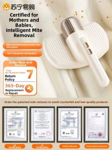 Wireless Small Uv Sterilizer Dust Mite Remover Handheld Vacuum Cleaner Portable Home Use High Suction Power Fungus Killer