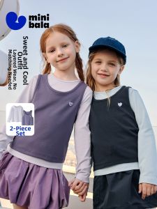 MINI BALA | Comfortable Antibacterial Girls Tee Set