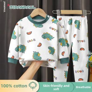 JIFANPAUL | Pure Cotton Warm Childrens Underwear Set