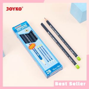 Pensil Kayu Joyko P-90 2B Triangular Perlusin
