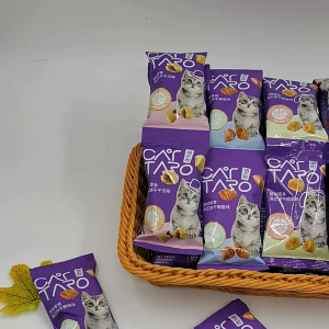 Puppy บิสกิตแซนวิชแมว บิสกิตทำความสะอาดฟัน รสปู รสหอยเชลล์ รสปลาค็อด ขนมสำหรับสัตว์เลี้ยง QHMPS00401