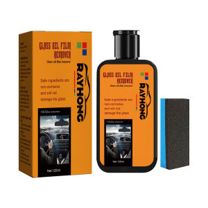 RAYHONG | Car Glass Oil Film Remover Cleans Dirt Stains Watermark Enhance Transparency Window Polish Rainproof Compound Windshield Cleaner