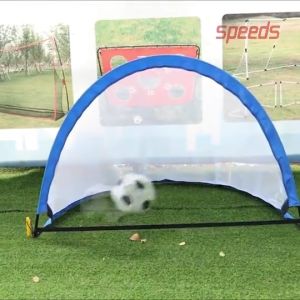 SPEEDS Gawang Jaring Lipat Goal Portable 180cm Latihan Sepak Bola Portabel Indoor Outdoor 018-52