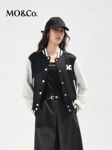 MO&Co. | Retro Design Light Punk Style Baseball Jacket