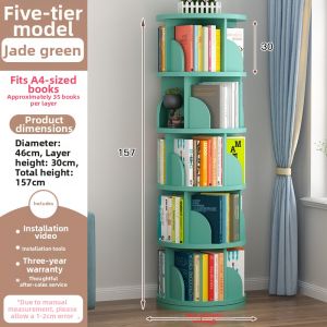 Rotatable Multi-layer Bookshelf Stand
