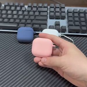 Bao Case Ốp Dành Cho Tai Nghe Airpods 4 Kai Liquid Silicon Color Kèm Móc Treo_ Hàng Chính Hãng