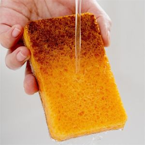 Natural Wood Pulp Sponge Cloth Bowl Cloth Dishes Washing Dishcloth Degreasing Cleaning Kitchen