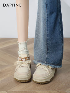 Daphne | Increased Heel Canvas Shoe Vintage Casual Style