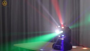 TERLARIS COD KIRIM GVT Lampu Proyektor Disco Ball Moving Head 16 LED DMX512 RGB 120W 220V