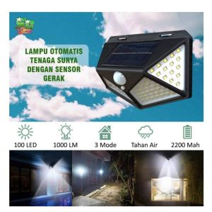 LAMPU SOLAR CELL 100 LED LAMPU TAMAN OUTDOOR 100 LED/ LAMPU SENSOR TENAGA SURYA