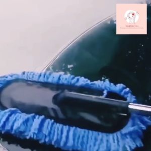 Versatile Car Mop: A Retractable Long Handle Wax Tow Wiper & Dust Removal Brush Towel