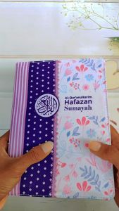 Al Quran Hafazan Muslimah A5 Sedang Terjemah Perkata Tajwid Warna Cover Kain Halus