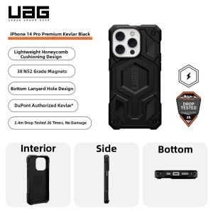 Anti-drop Magsafe Phone Case Lightweight Carbon Fiber Transparent Hard Case