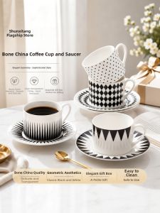 Bone China Coffee Cup Set Afternoon Tea Use