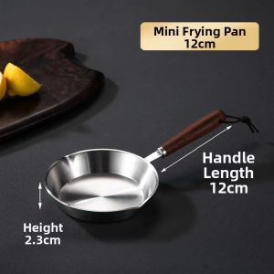 Stainless Steel No Coating Non-stick Pan