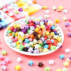 90/380/540Pcs Lucky Star Origami DIY Crafts Gift for Birthday Valentines Day Home decoration