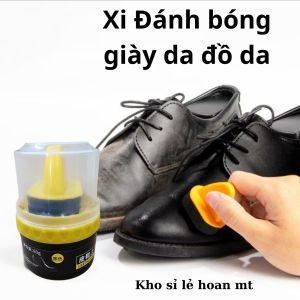 Lọ xi đánh bóng giày da đen ghế da ô tô túi da