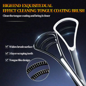 Tongue Coating Cleaner - Tongue Coating Brush - Adult Tongue Scraper - Cleaning Portable Tongue Scraper - Suitable for Both Men