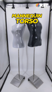 (READY STOCK)Mannequin Male & Female Torso Half Body With Stand/Male & Female Torso/Patung Display Lelaki & Perempuan