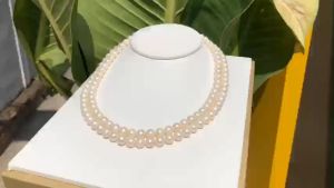 Vòng Cổ Ngọc Trai 2 Tầng Ngọc 7li CN2