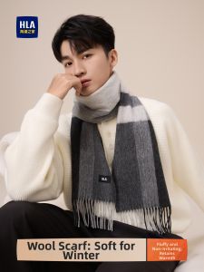 HLA | Warm and Thermal Mens Wool Scarf