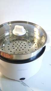 Dreepor 3L Mini Rice Cooker Small Multi-Function Electric Cooker With Steaming Tray Non Stick Pot