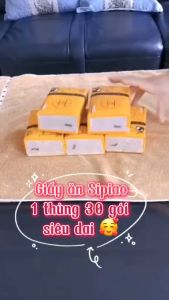 THÙNG 30 GÓI KHĂN GIẤY/ GIẤY ĂN GẤU TRÚC/ GIẤY RÚT SIPIAO 6021 .Giấy dai bền đẹp mà đặc biệt KHÔNG CHẤT TẨY TRẮNG.các mẹ thấm nước dùng thay khăn ướt cho các bé rất an toàn nhé.