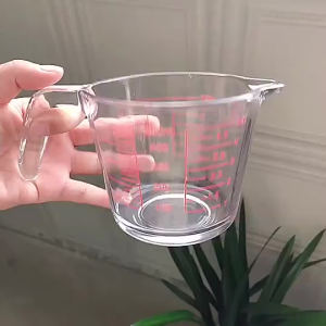 [CS]พร้อมส่ง🚗350MLแก้วตวง ทนความร้อนสูง เนื้อแก้วใส ทนทาน มีสเกลวัดปริมาณที่ชัดเจน  สำหรับชงกาแฟ ชา เช่น น้ำตาล แป้ง