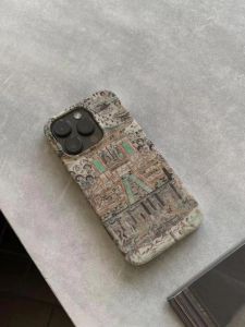 Mogao Grottoes Buddha New Chinese Art Painting Suitable for Apple IPhone7/8/X/Xr/11/12/13pro/14/15Promax Feilin Niche Style Chinese Fad Chinese Style for Men and Women Phone Case