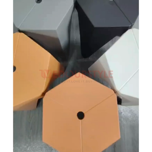 Vedourstyle Nordic Style DiningChair Plastic Stool CafeChair Stool Chair Hexagon Chair Kerusi Bangku