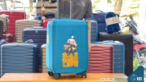 Áo Bọc Bảo Vệ Vali Thun Co Giãn 4 Chiều KOS Bọc Vali Du Lịch Bọc Chụp Chống Bụi Chống Trầy Xước