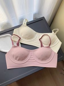 เสื้อชั้นในไร้โครงแบบบางสำหรับผู้หญิง ทรงเกาะอก ไร้ตะเข็บ ดูดซับแรงกระแทกเบาๆ ฤดูร้อน ไร้โครง เสื้อชั้นในแบบเกาะอก