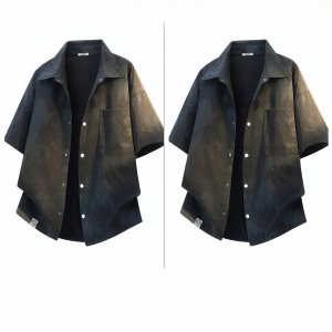Paul Frank | Tie-Dye Thin Loose Casual Shirt