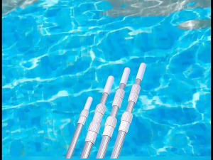 3m Swimming Pool Pole TelescopicAdjustable Aluminum 3 Piece Extendable Pool Cleaning Pole