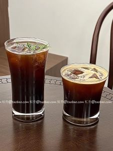 Wide-Mouth Glass Cup: A Versatile Choice for Your Coffee & Cocktail Needs