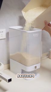 Goody Rice Storage Box Grain Cereal Dispenser Food Organizer Container Automatic Rice Dispenser Kitchen