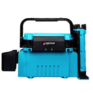SEASIR FISHING TACKLE BOX Multifunctional Multi-Layer Large-Capacity Tool Box Free Classification And Storage 2 Fishing Rod Holders 1 Storage Cup Outdoor Fishing Box