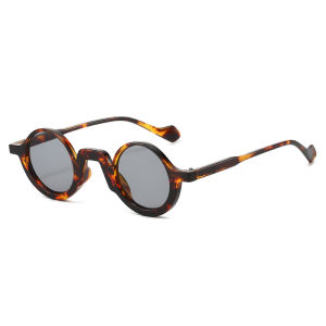 JN IMPRESSION New retro round small frame high-end mens and womens sunglasses cross-border fashion trend UV protection sunglasses