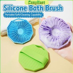 C.N. Silicone Body Scrubber Brush Adult Cleaning Bath Shampoo Comb Head Care Massager