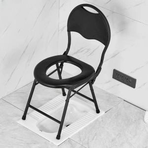 【Local Delivery】POTTY CHAIR TOILET COMMODE KERUSI TANDAS TAMBAH TEBALPOTTY TOILET CHAIR Toilet Chair potty ChairToilet Chair for elderly pregnant WomenToilet Kerusi Tandas Old Man Adult Pregnant Woman patient toilet chair