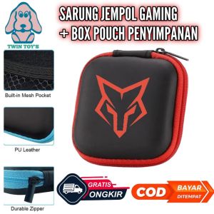 SARUNG JEMPOL GAMING ISI 2 PCS + BOX POUCH PREMIUM SARUNG JEMPOL GAME MOBILE | FREE FIRE | PUBG SARUNG JEMPOL BIGETRON ANTI BASAH SLEVEE