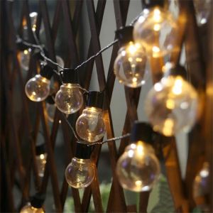 LED Fairy Lights Retro Bulb Garlands Battery-operated Garland New Years Eve Decoration Wedding Party Garden Christmas Decor