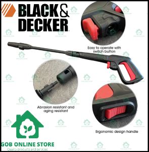 REPLACEMENT GUN SET FOR BOSCH WATERJET HIGH PRESSURE WASHER FOR AQT SERIES AQT33-10  AQT33-11  AQT35-12  AQT37-13  AQT42-13  AQT45-14X AQUATAK 100 110 120 125 130 140 150 GUN SET SPARE PART SOAP BOTTLE